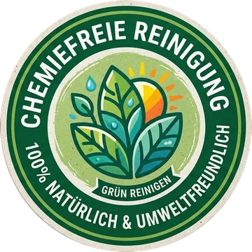 Seal: chemical-free cleaning, 100 % natural and environmentally friendly